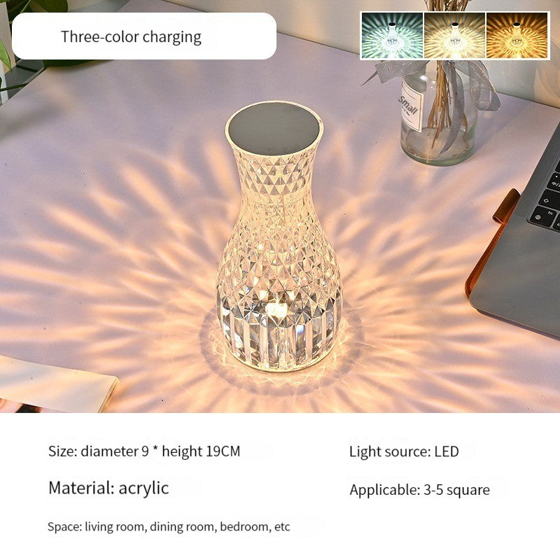 LED Crystal Table Lamp