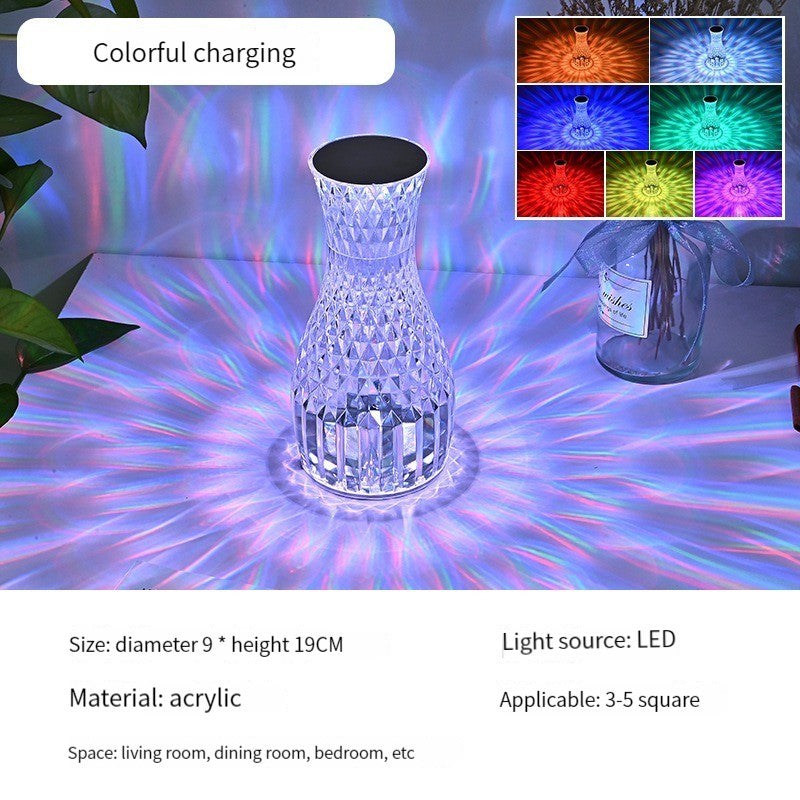 LED Crystal Table Lamp