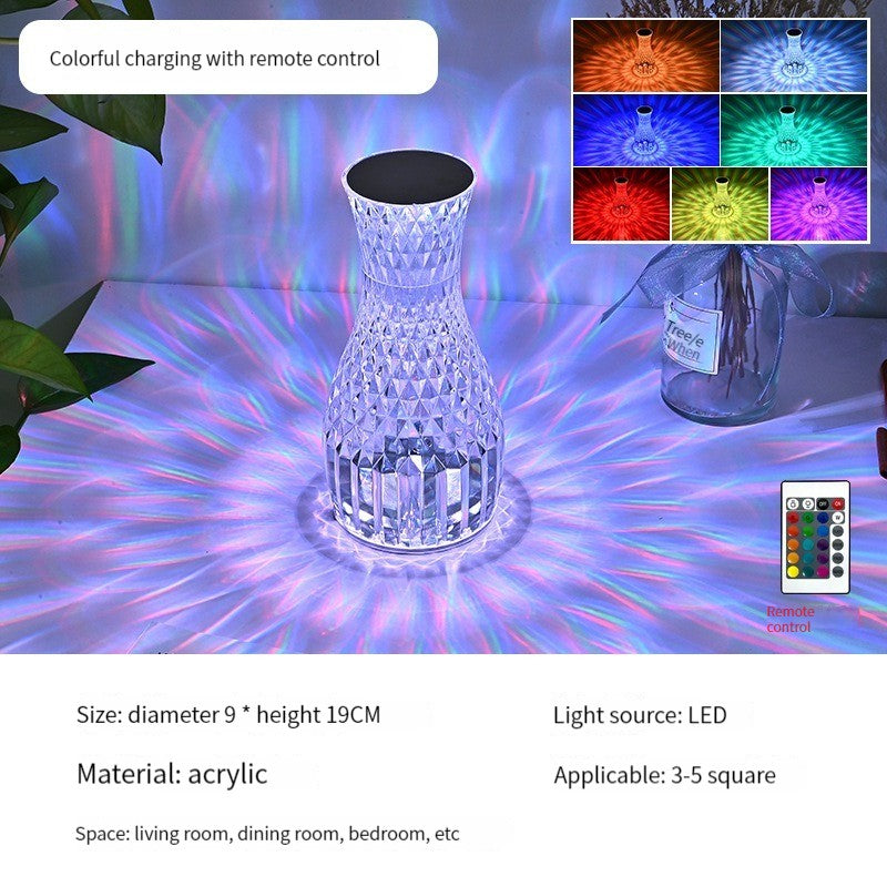 LED Crystal Table Lamp
