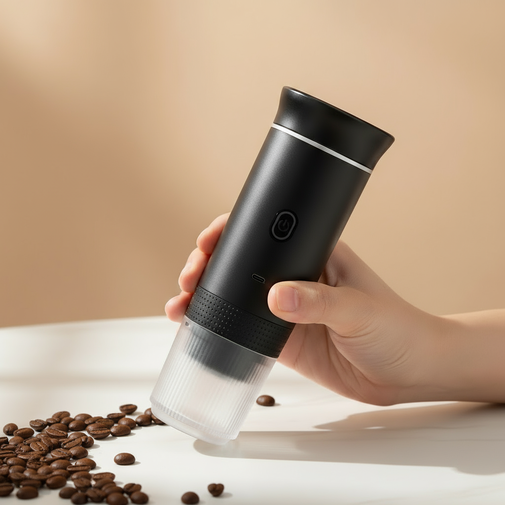 Portable espresso coffee machine